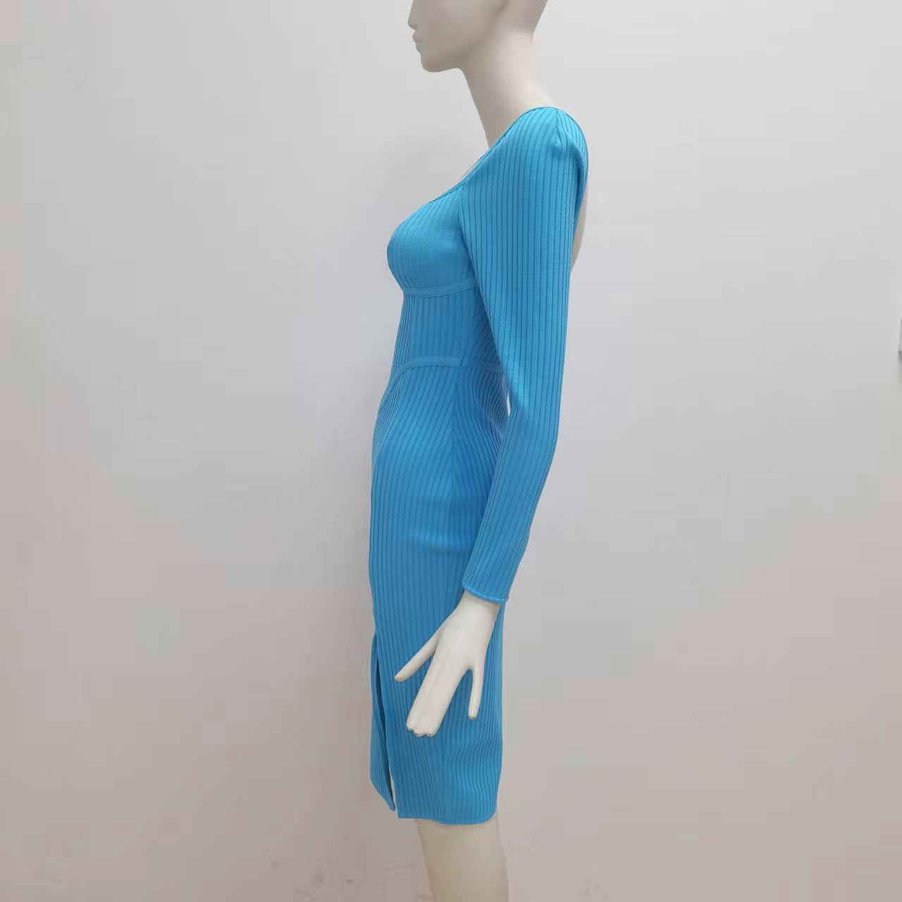 Ivy U-Neck  Bandage Midi Dress