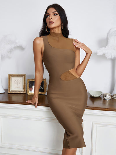 Tina Cutout Midi Cocktail Dress