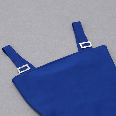 Blake Midi Bandage Dress - Blue