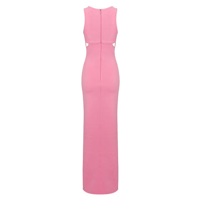 Evie Pink Maxi Bandage Dress