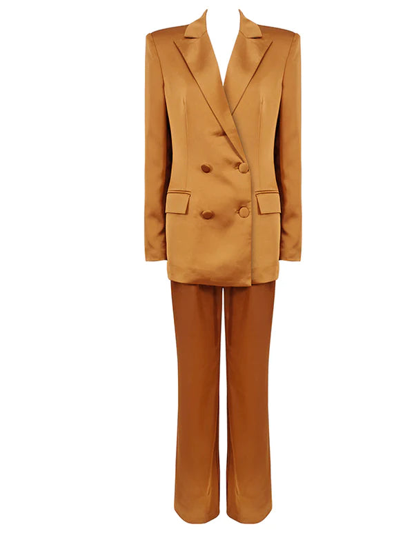 Brittany  Brown  Suit  Set